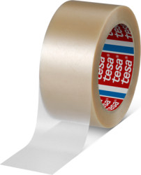Packaging tape, 50 x 0.065 mm, PVC film, transparent, 66 m, 04100-00227-00