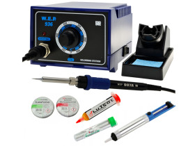 Stacja Lutownicza WEP 936 Odsysacz Groty Kalafonia Pasta