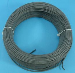 SIF-1,00mm BLACK PRZEWÓD SILIKONOWY