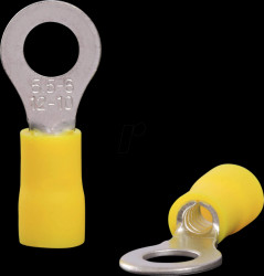 22C458 Ring cable lugs M6 4 - 6 mm² set of 100