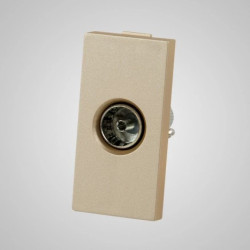 TouchMe Moduł 1/2 gniazdo antenowe TV złote TM904G