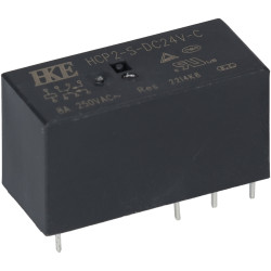 R-TECH 616294 RT115 General Purpose PCB Relay, DPDT 24VDC 8A