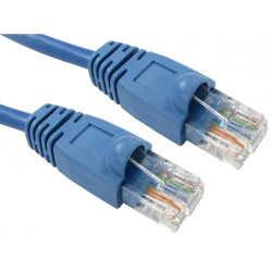 Kabel Ethernet Cat5e długość 2m Z zakończeniem RS PRO PVC l. żył: 8 średnica 5.2mm