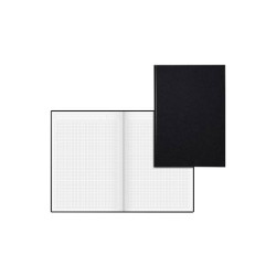 König & Ebhardt 8655227 Notebook A5 Squared Black