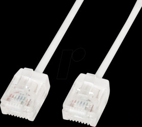 21154473 Patch cable Cat.6a UTP white 3 m