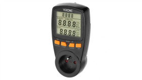 Watomierz Cyfrowy Lcd Gniazdkowy Licznik Zużycia Energii Elektrycznej (Do...