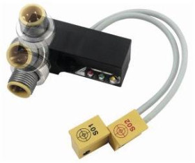 Turck Czujnik indukcyjny nie podtynkowy PNP, Zamykający NI2-ISI-0,055-BDS-2AP6X3-H1141/S34