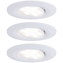 Paulmann 99927.0 Calla LED Recessed Light Set 18W IP65 Matt White