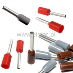 Końcówka rurkowa izolowana 0,75 L= 8mm ( 10szt)