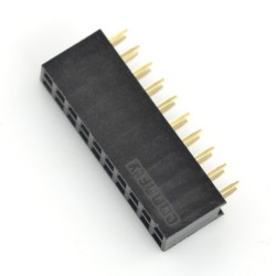 Gniazdo żeńskie 2x10 raster 2,54mm