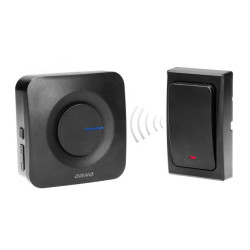 Dzwonek bezprzewodowy ONDO AC, sieciowy, przycisk bezbateryjny, learning system, 36 dźwięków, 200m,OR-DB-MT-156