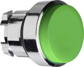 Schneider Electric ZB4BL3 ZB4BL3 Element czołowy dla przycisku resetowalny (Ø) 22 mm nieoznakowany chrom, zielony 1 szt.