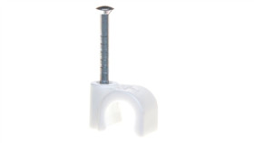 Uchwyt Do Kabli Iso 7Mm Z Gwoździem 2X25mm 2007 25 Rw 2225514 /100Szt./