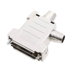 Encitech 6260-0106-02 DSSK-M-15-L-K D-Sub Housing 15 Pins silver 1pc