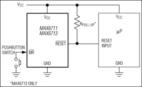 4-Pin SC70 Microprocessor Reset Circuits with Manual Reset Input