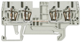 Blok zacisków przelotowych Wieland poziomy: Pojedynczy 22 → 12AWGZacisk WKFN raster: 5mm 24A 800 V