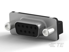 Złącze D-Sub 9-pinowe Żeński Proste Przewlekany raster 2.74mm Nikiel