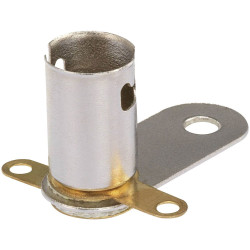 TRU COMPONENTS 1229345 Bulb holder Socket Solder tag connection BA9s 1 piece