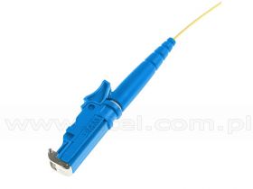 Pigtail światłowodowy jednomodowy E2000 UPC, 9/125, 0,9mm, włókno G652D, 2m