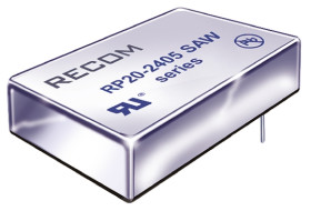 Przetwornica DC-DC, 20W, Uwe 9 → 36 V DC, Uwy 12V dc, Iwy 1.67A, Recom