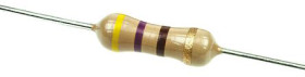 Rezystor 470Ω 0.5W ±5% -450 → 0ppm/°C Folia węglowa TE Connectivity