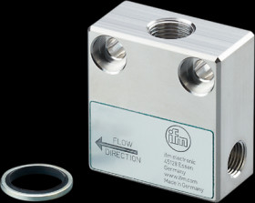 Process adapter, 100 bar/10 MPa, M12, G 1/8, 2-150 ml/min for low flow rates, E40434