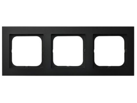 SONATA METALIK Ramka 3 potrójna czarny metalik R-3R/33 OSPEL