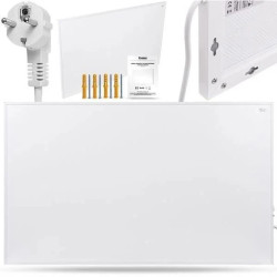 Zestaw Panel grzewczy IR CRONOS Carbon P800 White