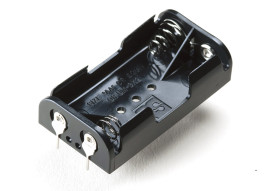 Uchwyt do baterii, x 2, Otwór przezierny