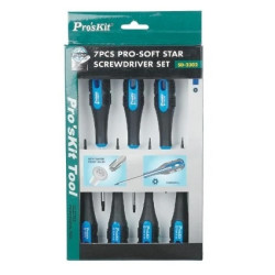 Zestaw wkrętaków 7szt TORX gwazdka Professional SD-2302 20276