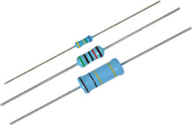 Metal film resistor, 10 MΩ, 0.25 W, ±5 %, VR 25 5% 10M