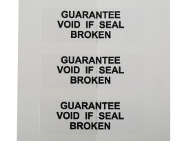 Etykieta samoprzylepna z nadrukiem tekst Guarantee Broken 180 szt. RS PRO Klej