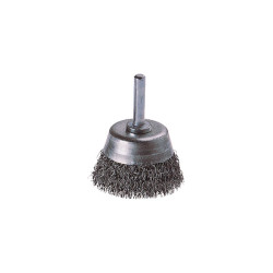 Wolfcraft 2106000 Wire Cup Brush Steel Wavy &#xF8; 50mm