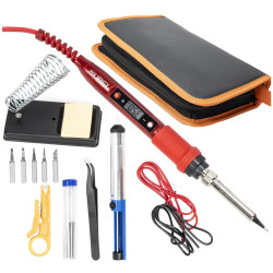 Zestaw lutownica 80W z akcesoriami w pokrowcu