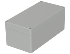 PC enclosure, (L x W x H) 240.5 x 120 x 100.5 mm, light gray (RAL 7035), IP66, 02242094