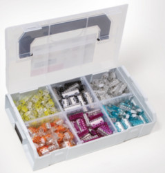 Cable connector, 0.5-2.5 mm², transparent, cable connection, 24 A, 148-90046