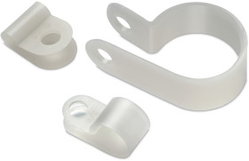 Spinka do kabli 8.3mm materiał: Nylon 66 Naturalny Spinka do kabli +85°C