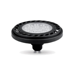 Żarówka ES111 gu10 15 led 8,9W B/NW 30s neutralna biała AR111 czarna obudowa