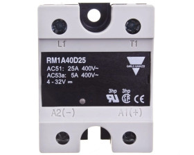 Przekaźnik półprzewodnikowy jednofazowy 42-440V AC 25A 4-32V DC RM1A40D25