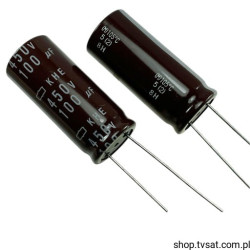 EKHE451L101ML35S 100uF 450V R=7.5 mm Electrolytic RADIAL NIPPONCHEM