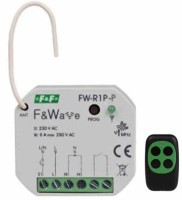 ZS-FWR1PP-KPL Zdalne sterowanie + pilot - jednokanałowe, bistabilny/monostabilny - zasięg do 70m (dopuszkowy, 230VAC)