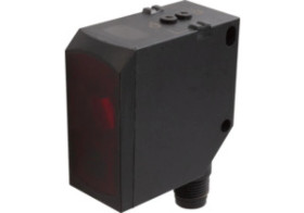 Czujnik laserowy odbiciowo-dyfuzyjny 50x50x23mm Sn:100-5000mm 18-30V DC -40-60C PNP/NPN NC/NO złącze M12 5pin PT230020