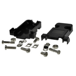 OBUDOWA DB9 CZARNA D-SUB SKRĘCANA CANON DB-9