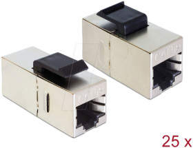 86628 Keystone module RJ45 socket &gt; socket, Cat.5e, 25 pieces