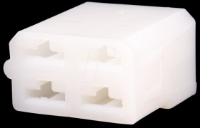 Housing for flat connector sleeves, 4-pin