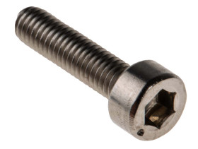 Śruba imbusowa M3 długość 12mm Nakrętka, gniazdo sześciokątne Stal nierdzewna RS PRO