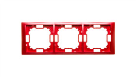 Simon Basic Neos Ramka Potrójna Rubinowy Bmrc3/033