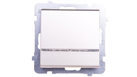 Sonata Łącznik Kontrolny Z Podświetleniem Szampański Złoty Łp-12Rs/M/39