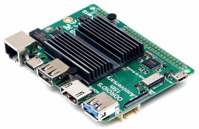 ODROID-M1S 4GByte RAM 64GB eMMC Rockchip RK3566 z obudową oraz zasilaczem