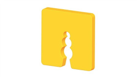 Podkładki Dystansowe Do Wyrównania Nierówności 50X50x5mm Żółte Wkręt-Met...